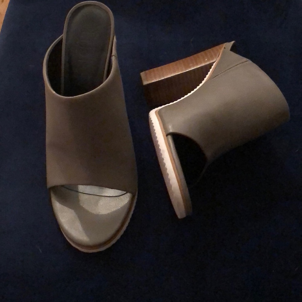 Tibi Grey mules